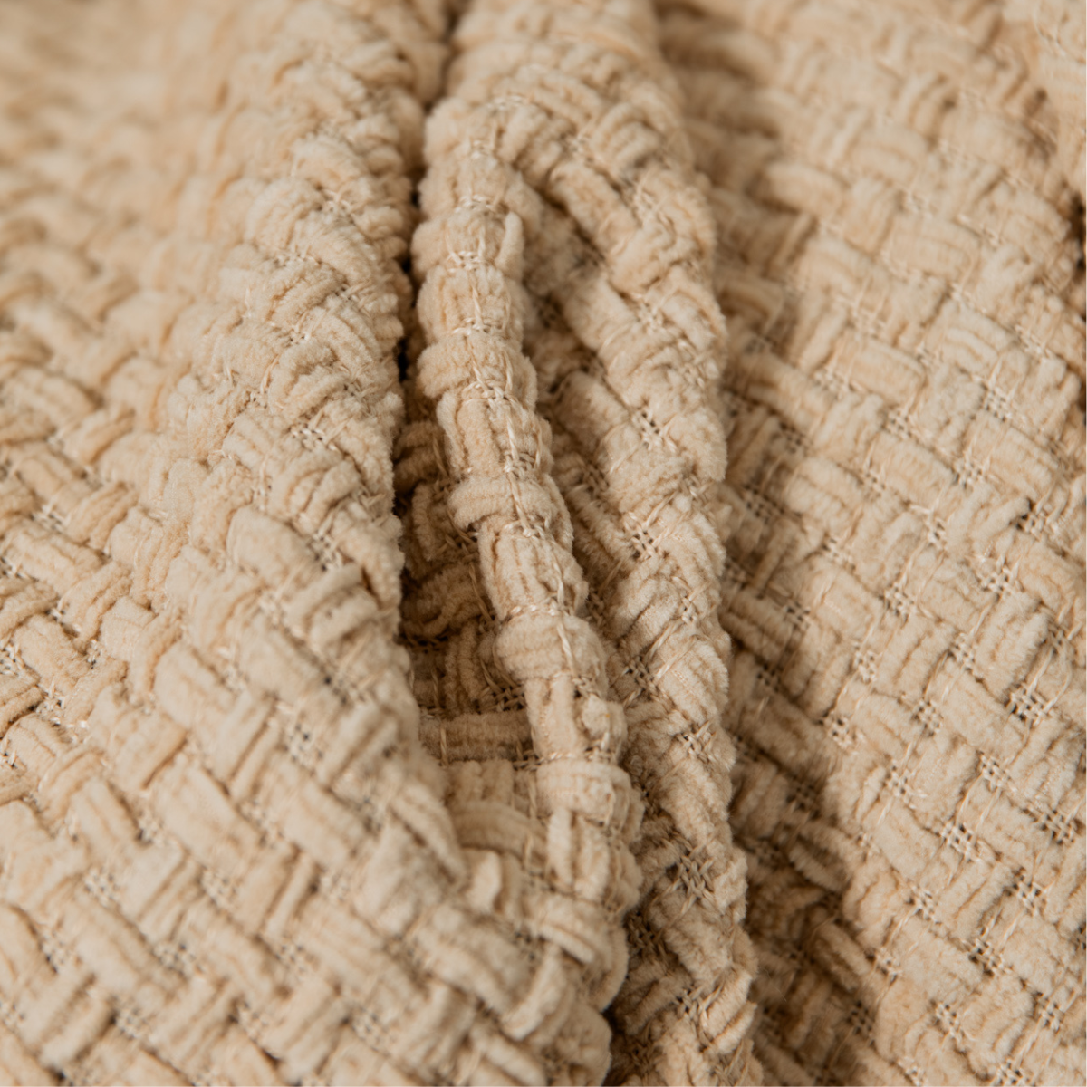 Plaid Cosenza Beige