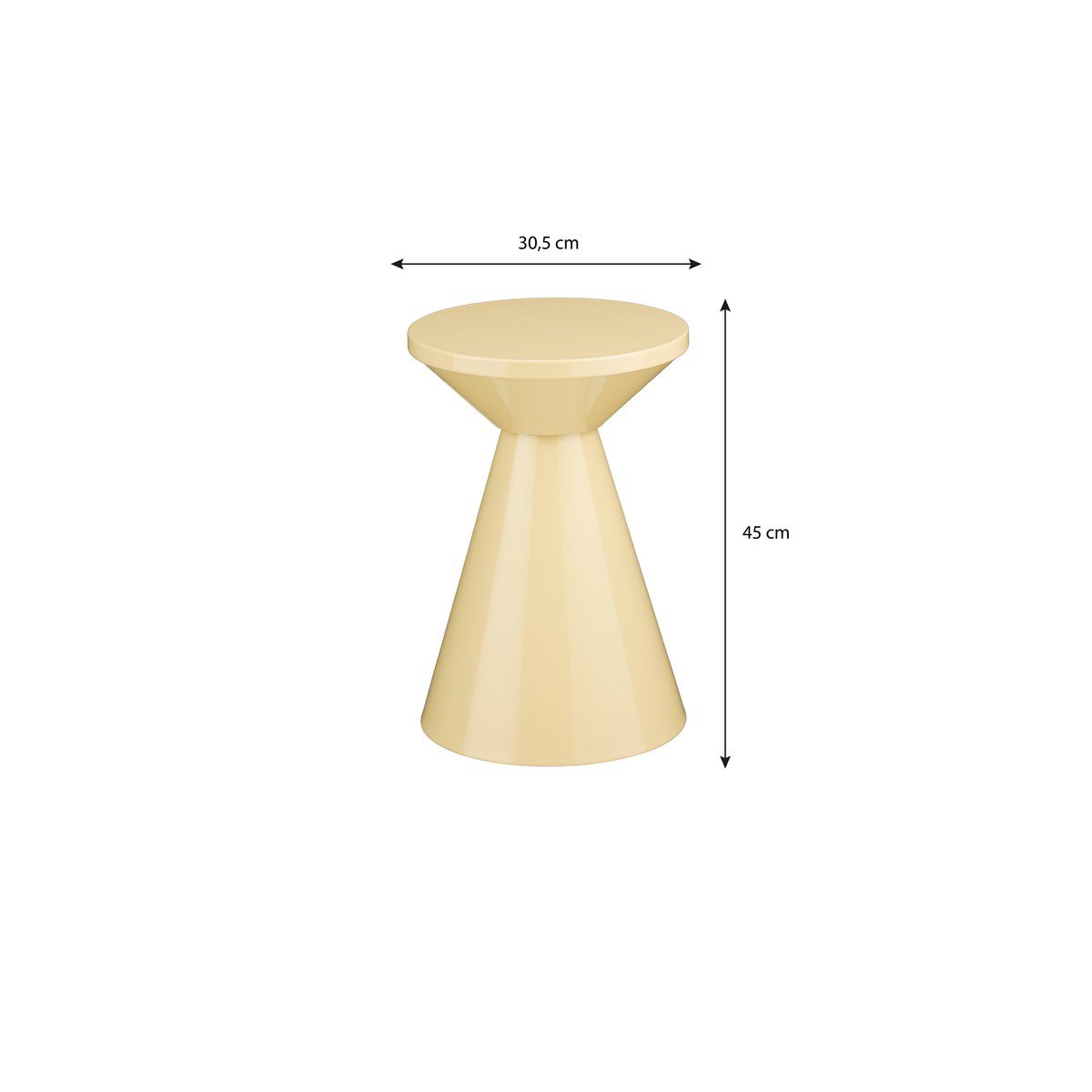Bijzettafel Jim Beige