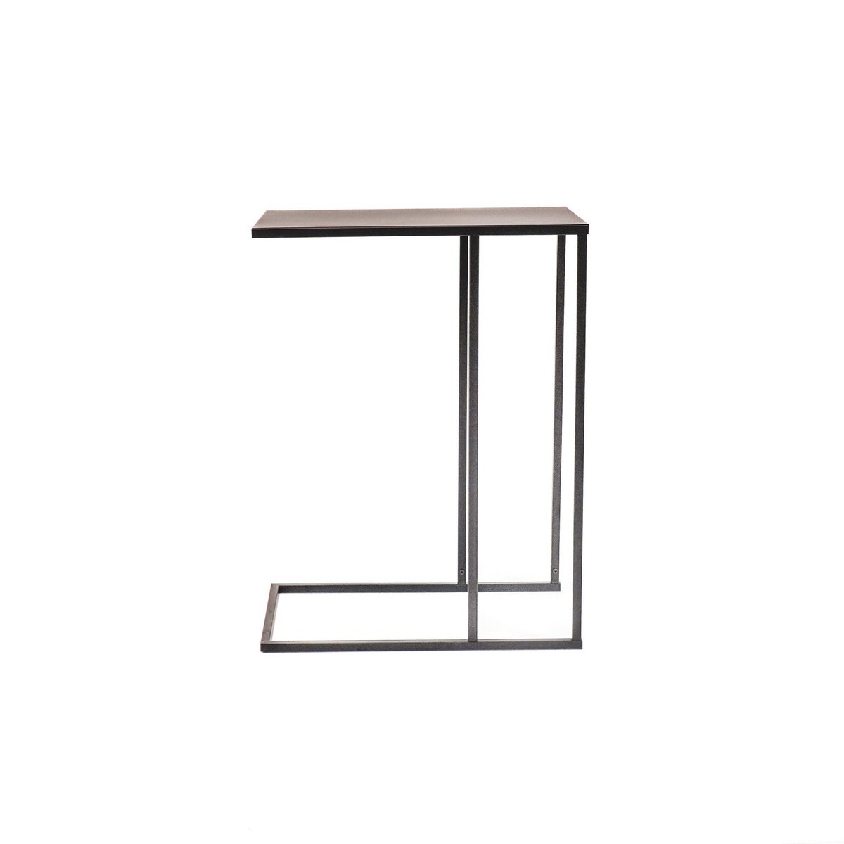 Bijzettafel - Metaal - Zwart - 45X30X60Cm