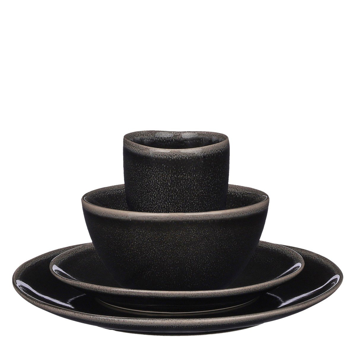 Serviesset Tabo Zwart