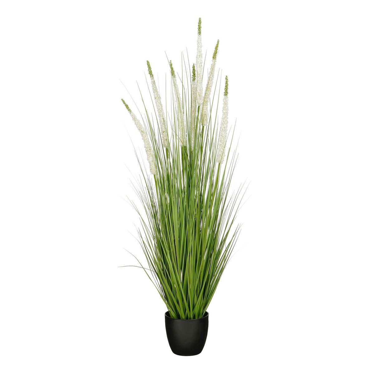 Kunstplant Ziergras Wit