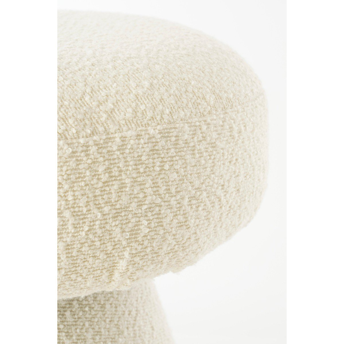 Poef Pouffe Gebroken Wit