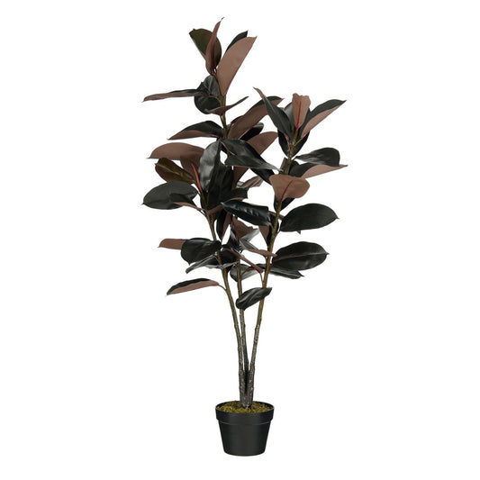 Kunstplant Rubberplant Rood