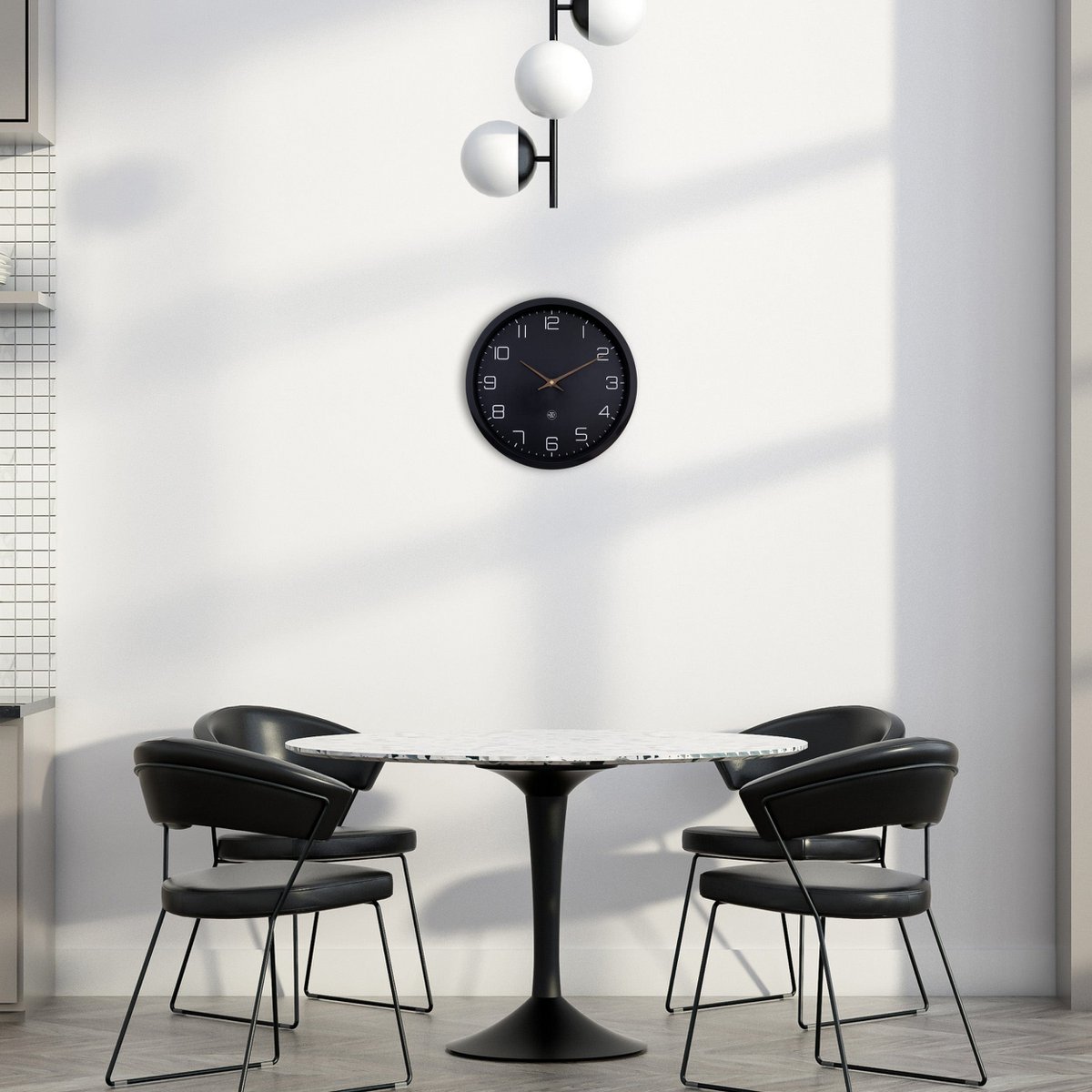 Wandklok 30Cm-Silent-Paper & Bioplastic-Nxt 'Eco'