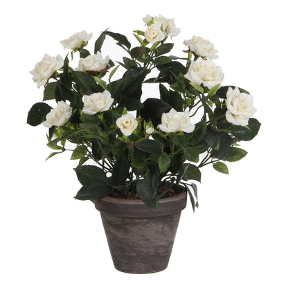 Kunstplant Rosebush Wit