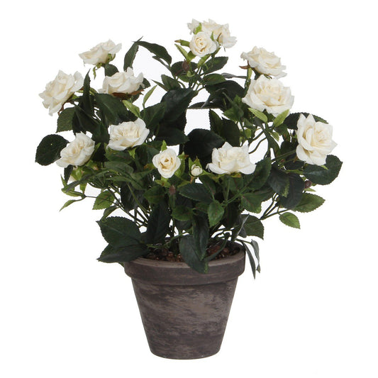 Kunstplant Rosebush Wit