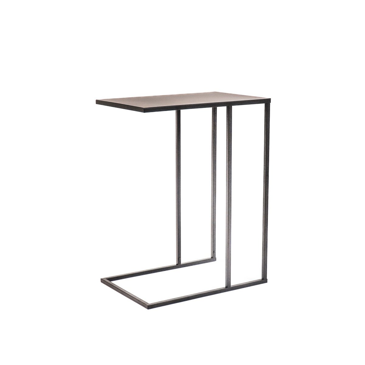 Bijzettafel - Metaal - Zwart - 45X30X60Cm