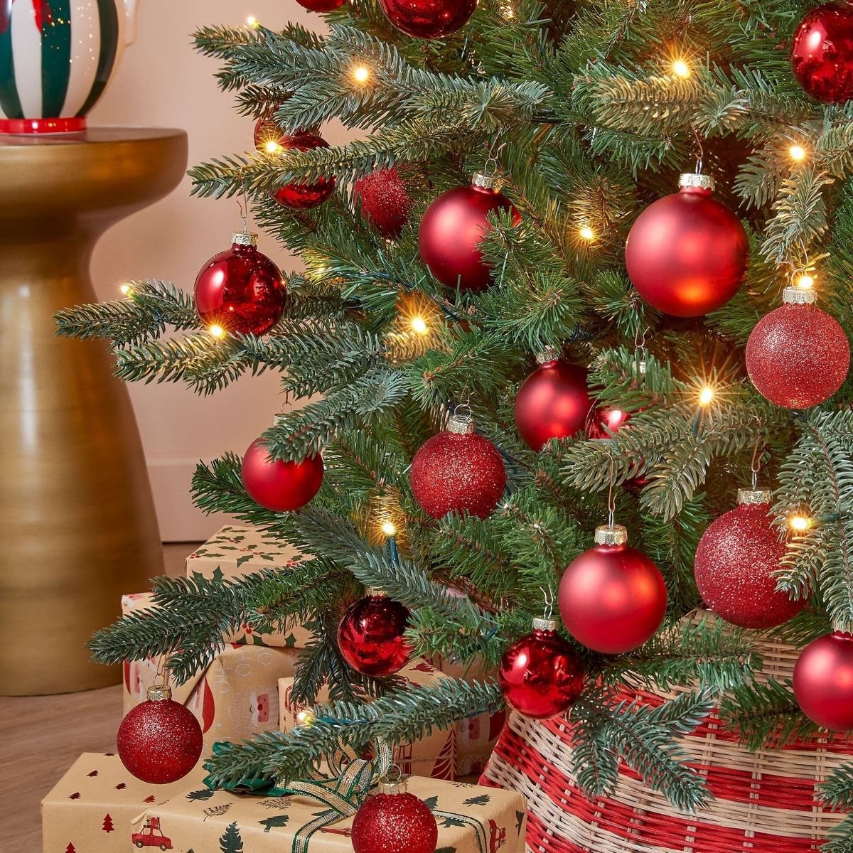 Kerstbal Glass Baubles Rood