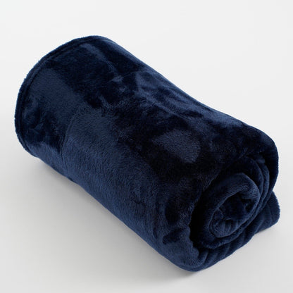 Plaid Mica Donkerblauw