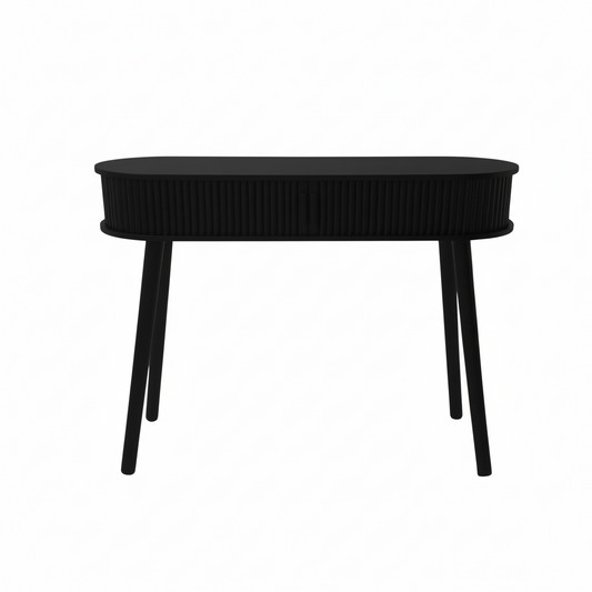Bijzettafel - Zwart - Mdf - 100X33X76Cm