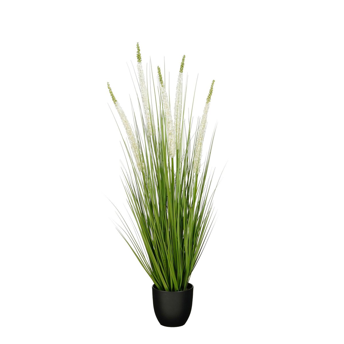 Kunstplant Ziergras Wit