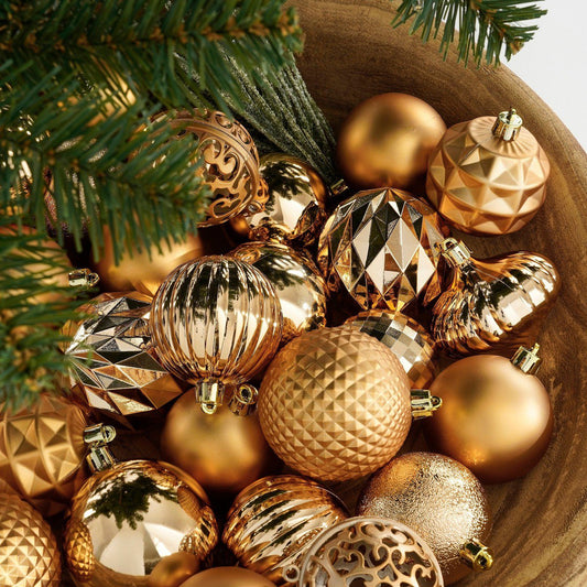 Kerstbal Unbreakable Baubles Koper