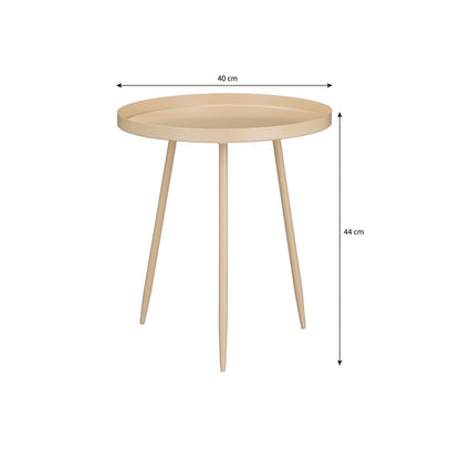 Bijzettafel Flores Beige