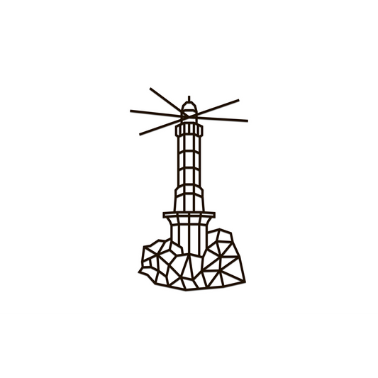 Eco Wood Art (EWA) Wandpuzzel Lighthouse, 1546, 50,5x87x0,7cm