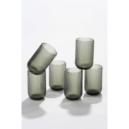 Merlot Drinkglas - 400 ml - Glas -Grijs