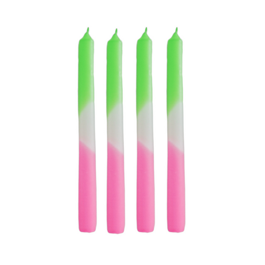 Taps - Dipdye - Waxgroen/wit/roze - S4