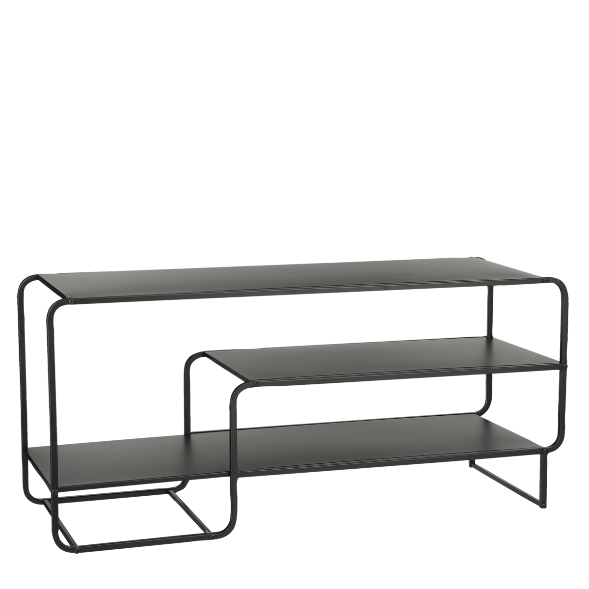 Jules Salontafel - L110 x B38 x H50 cm - Metaal - Zwart
