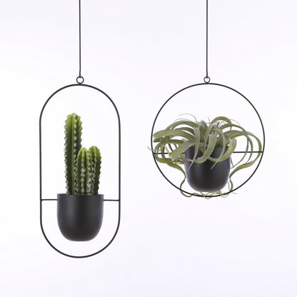 Dexter Hangpot - L24 x B14 x H83 cm - Zwart