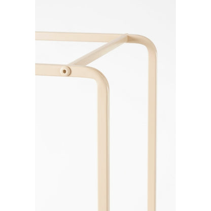 Jules Open kast - L76 x B30 x H178 cm - Metaal - Lichtbruin