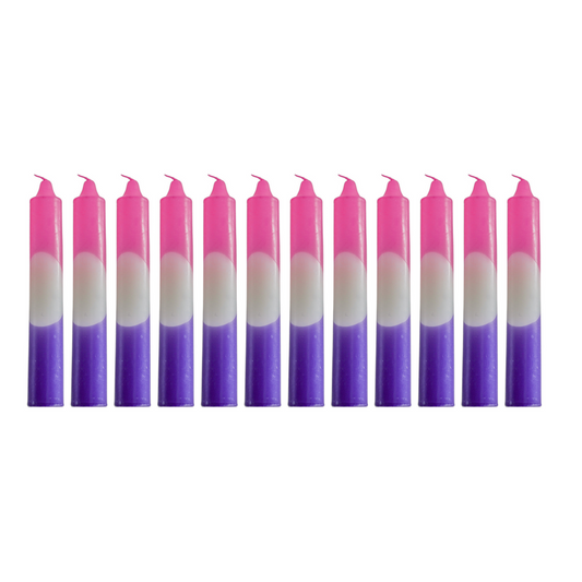Tapers - Dipdye - Extra Big - XXL- Pink/Wit/Paars