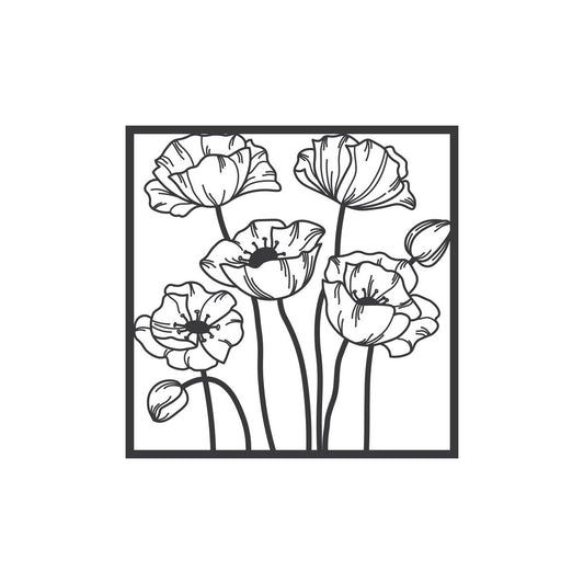 | FRAMED | Poppy´s | 28,5 x 28,5 cm