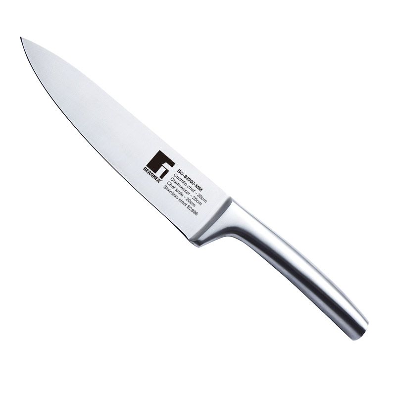 Bergner Messenset Met Magneetblok - 5 Delig - Rvs En Bamboe