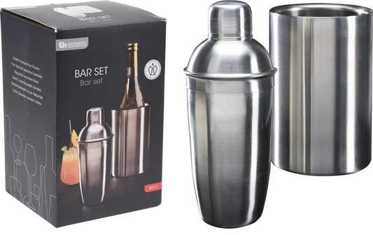 Excellent Houseware Barset - Wijnkoeler En Shaker