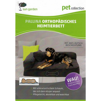 Sun Garden Pallina Orthopedisch Hondenkussen 80X60X25 Cm Bruin/Beige