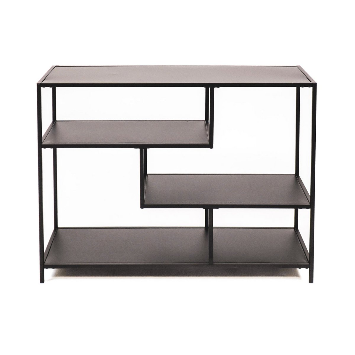 Kast - Metaal - Zwart - 100x35x75cm
