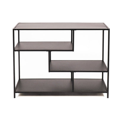 Kast - Metaal - Zwart - 100x35x75cm