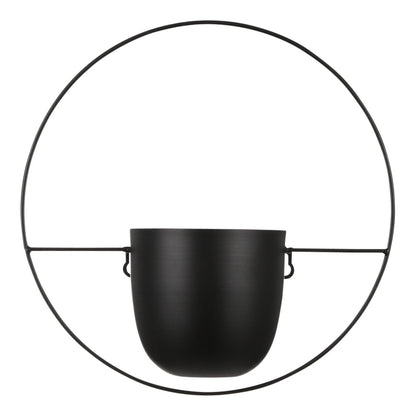 Dexter Bloempot Wand - L34 x B14 x H34 cm - Zwart