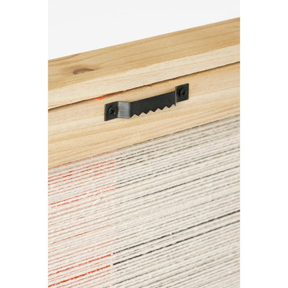 Kuba Wanddecoratie - L50 x B3 x H70 cm - FSC 100% - Katoen - Oranje