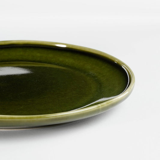 Rhea Ontbijtbord - Ø20 cm - Keramiek - Groen