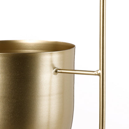 Dexter Bloempot Hangend - L24 x B14 x H83 cm - Goud