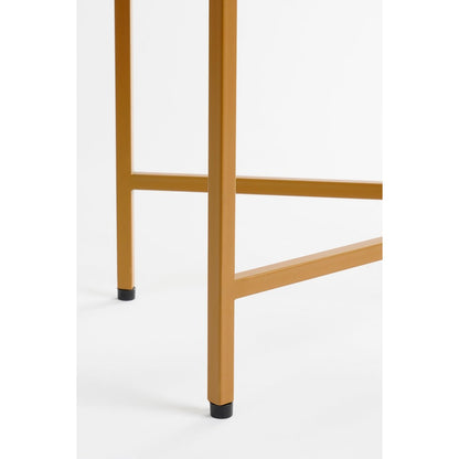 Steffano Plantenbak op Standaard - L58 x B28 x H60 cm - Metaal - Lichtbruin