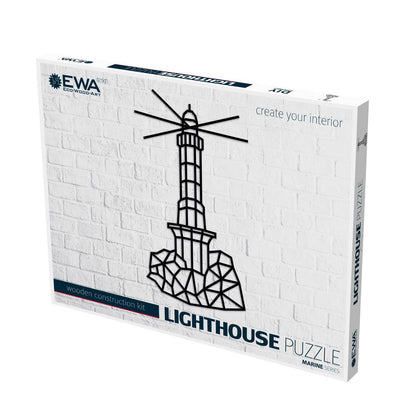 Eco Wood Art (EWA) Wandpuzzel Lighthouse, 1546, 50,5x87x0,7cm