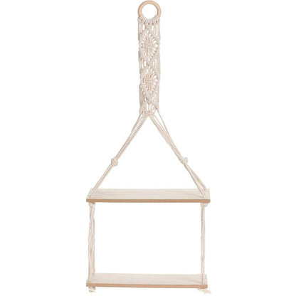 Hangplateau Met Touw Decoratie - 2 Plateaus