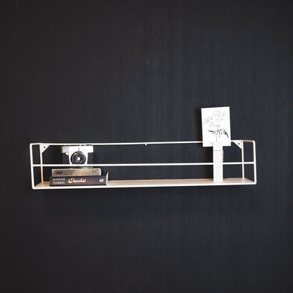 Wandplanken - Metaal - Zand - S2 - 40x14x16 | 80x14x16cm
