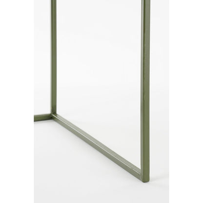 Bologna Bijzettafel Buiten - Set van 2 - L38 x B38 x H48 cm - Metaal - Groen