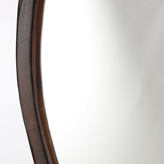 Bosco Wandspiegel - L50 x B69 cm - Mangohout - Donkerbruin