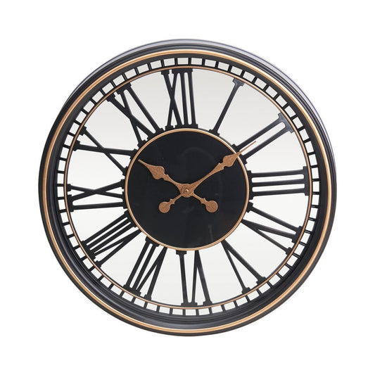Overige Merken Analoge Wandklok 49.5 Cm Zwart/Goud