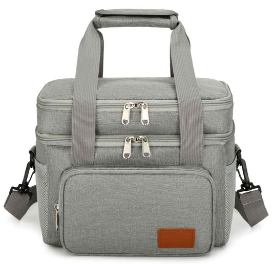 Ceruzo Geïsoleerde Koeltas - Lunchtas 14 Liter - Grijs