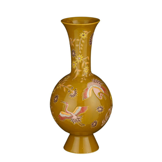 Eloise Vaas - H47 x Ø22 cm - Keramiek - Oker