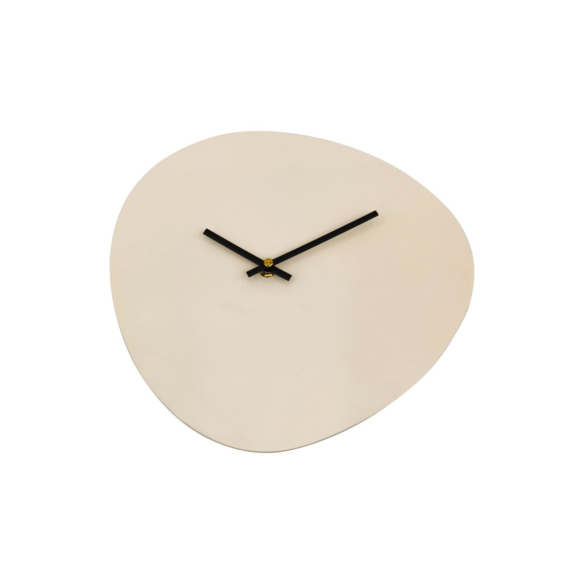 Klok - wandklok organisch zand - 30x30x0,5 cm