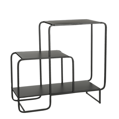 Jules Wandkast - L70 x B30 x H76 cm - Metaal - Zwart