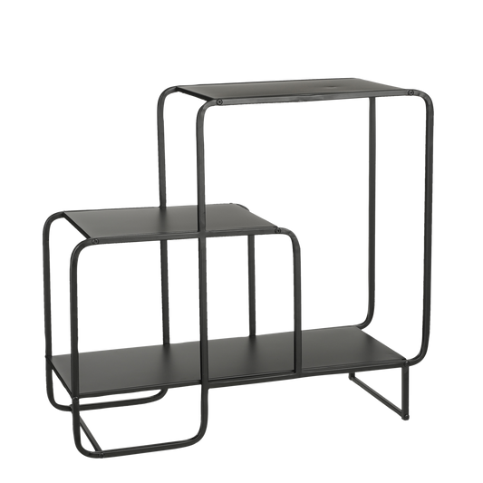 Jules Wandkast - L70 x B30 x H76 cm - Metaal - Zwart