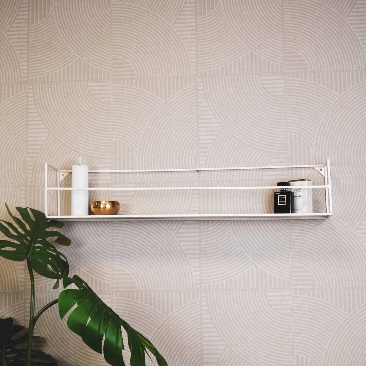 Wandplanken - Metaal - Zand - S2 - 40x14x16 | 80x14x16cm