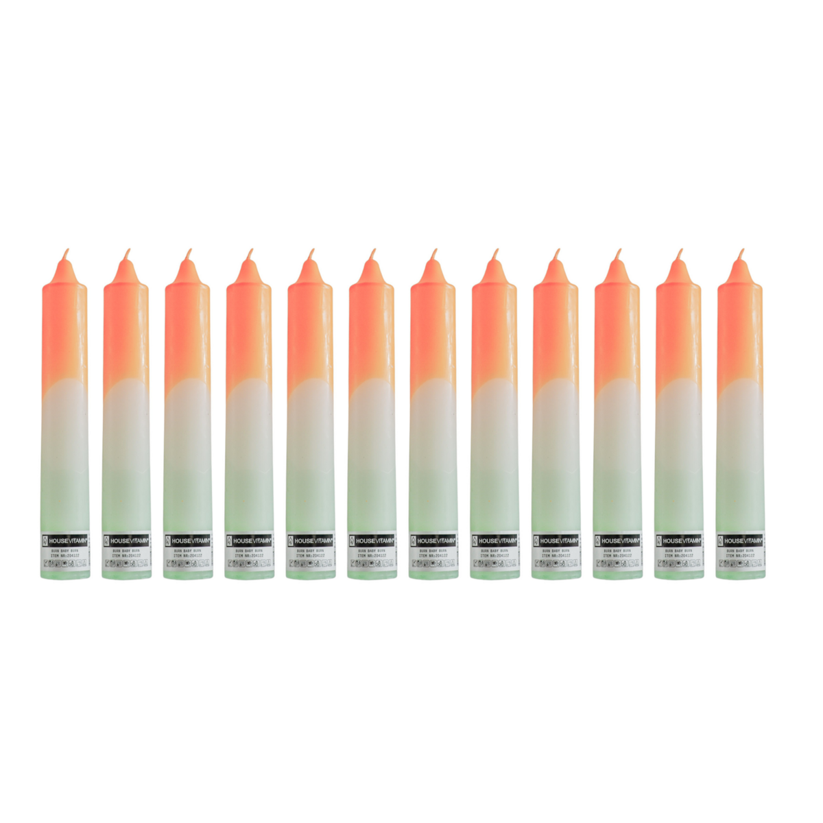Tapers - Dipdye - Extra Big - xxl- oranje/wit/mintgreen