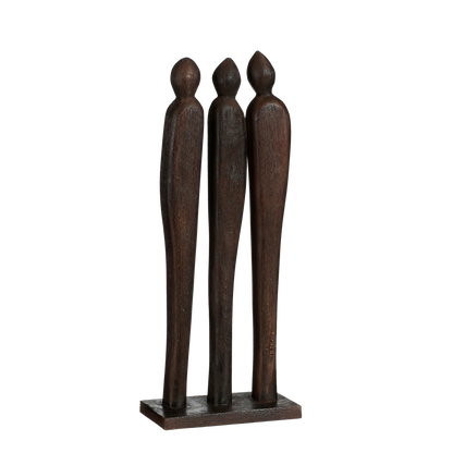 Pegara Woondecoratie - L7 x B18 x 46 cm - FSC 100% Mangohout - Bruin