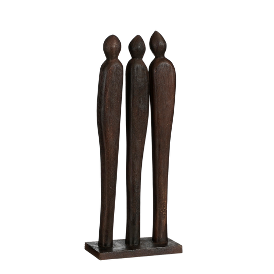 Pegara Woondecoratie - L7 x B18 x 46 cm - FSC 100% Mangohout - Bruin